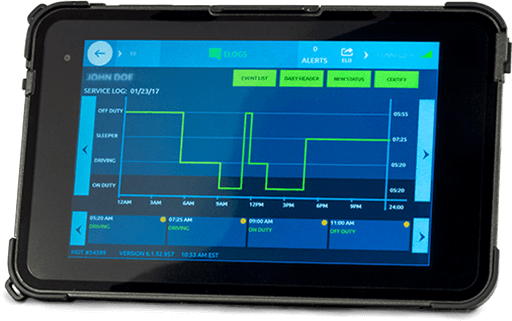 Journey 8R electronic logging tablet, by iGlobal, LLC